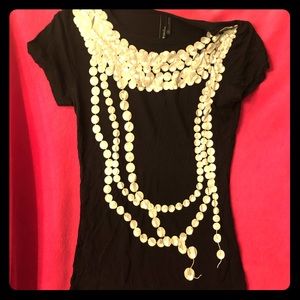 She Said... Breaking Pearl Black Top